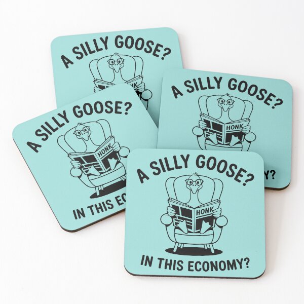 Item preview, Sarcastic Goose in Armchair Reading designed and sold by theartfulaspie.