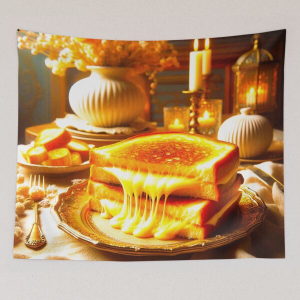 Item preview, A Toast to Comfort: The Irresistible Grilled Cheese Sandwich designed and sold by Fantabulous.