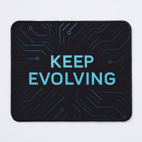 Item preview, Keep Evolving – Futuristic Neon Tech Circuit Design designed and sold by Luxe & Lovely Finds.