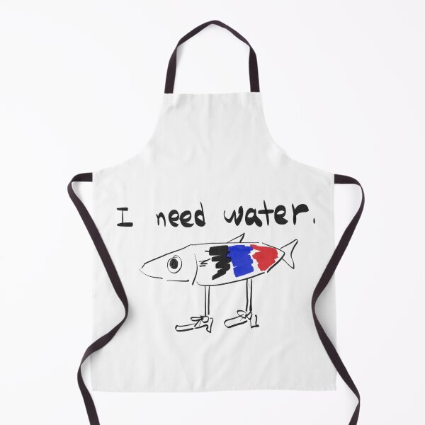 Item preview, “I Need Water” – Dry Land Fish designed and sold by weirdonimal.