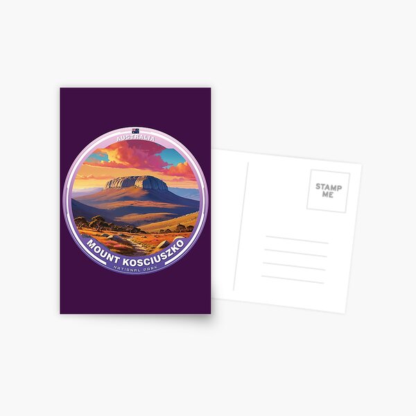 Item preview, MOUNT KOSCIUSZKO National Park Australia designed and sold by Thistle-TShop.