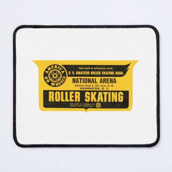 Item preview, National Arena Roller Washington D.C. Roller Skating Rink Sticker Decal Label designed and sold by tislord.