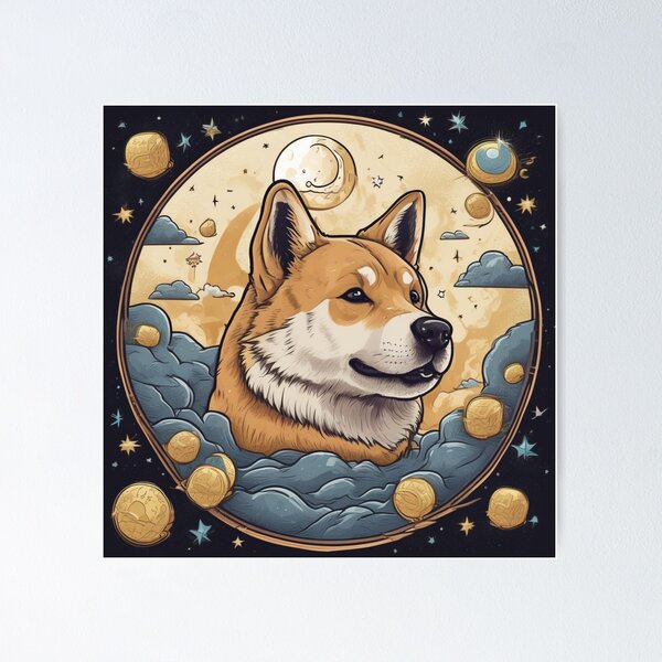 Artikel-Vorschau von Dogecoin, designt und verkauft von relaxing peace.