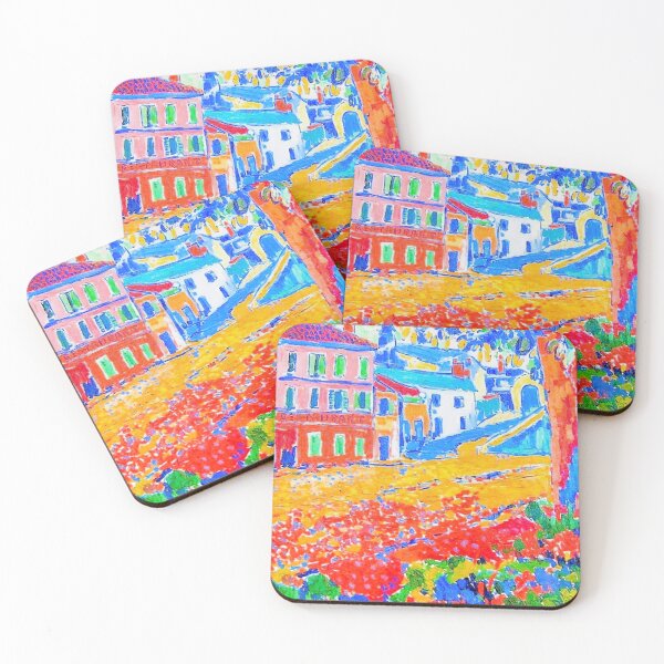 Item preview, Restaurant de la Machine at Bougival by Maurice de Vlaminck ( famous Fauvist painting.)  designed and sold by CristalleLisa.