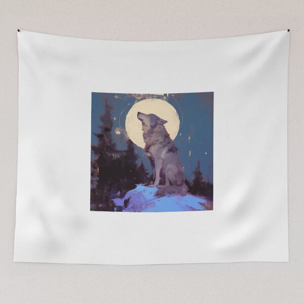 Item preview, Gray Wolf Digital Painting  designed and sold by SMARTKIT  DESIGNAGENCY.