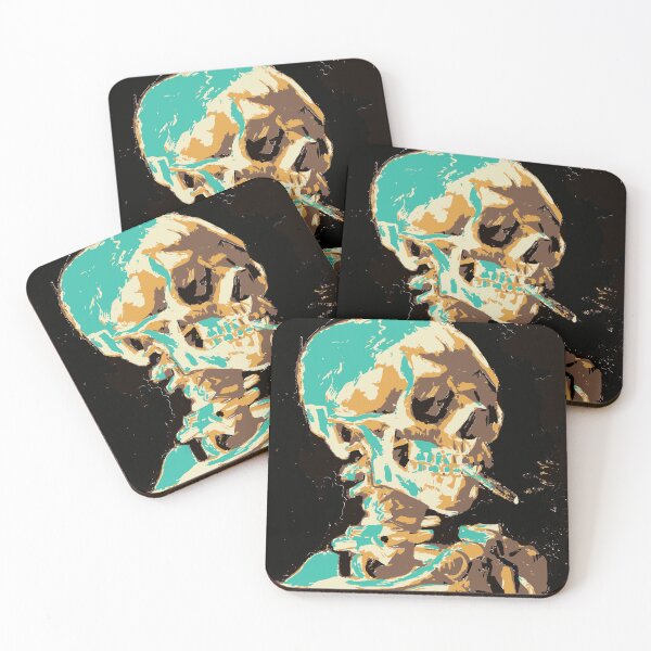 Item preview, Skull of a Skeleton with Burning Cigarette designed and sold by Jann3s_Ts.