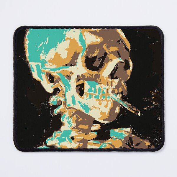 Item preview, Skull of a Skeleton with Burning Cigarette designed and sold by Jann3s_Ts.