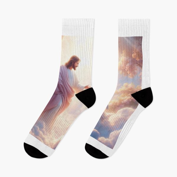 Item preview, Jesus Welcoming Pope Francis into Heaven designed and sold by sevenmountains.