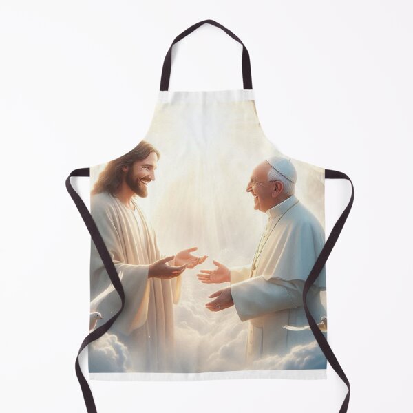 Item preview, Jesus Welcoming Pope Francis into Heaven designed and sold by sevenmountains.