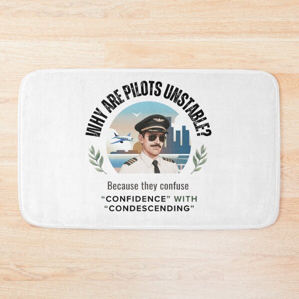 Item preview, Funny Pilot shirt sticker mug confident condescending gift designed and sold by SharpDigiDesign.