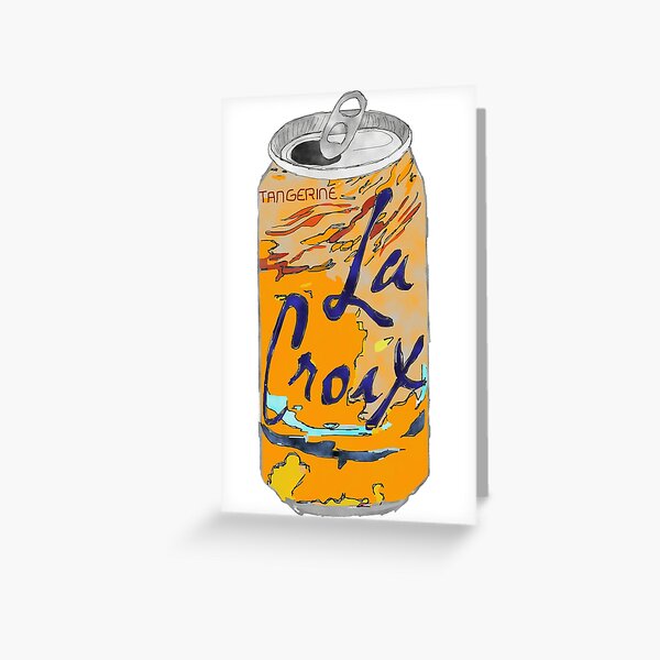 Tangerine La Croix  Greeting Card