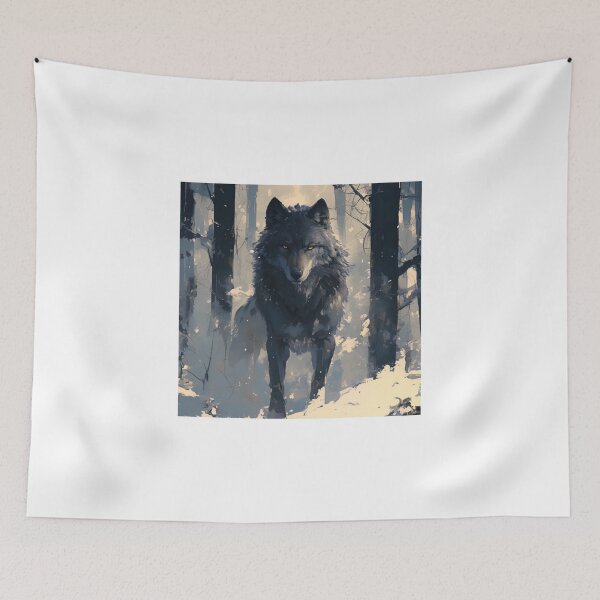 Item preview, Gray Wolf Digital Painting  designed and sold by SMARTKIT  DESIGNAGENCY.