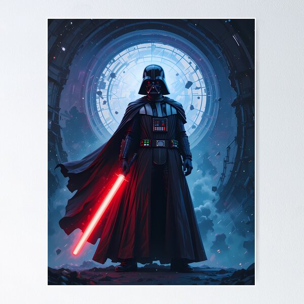 Item preview, Darth Vader Star Wars Galactic Conflict Force Saga  designed and sold by ART ATTACK ZONE.