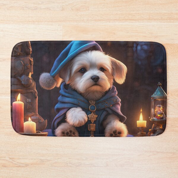Item preview, Folk Art Puppy Apprentice Wizard designed and sold by Colin Bentham.