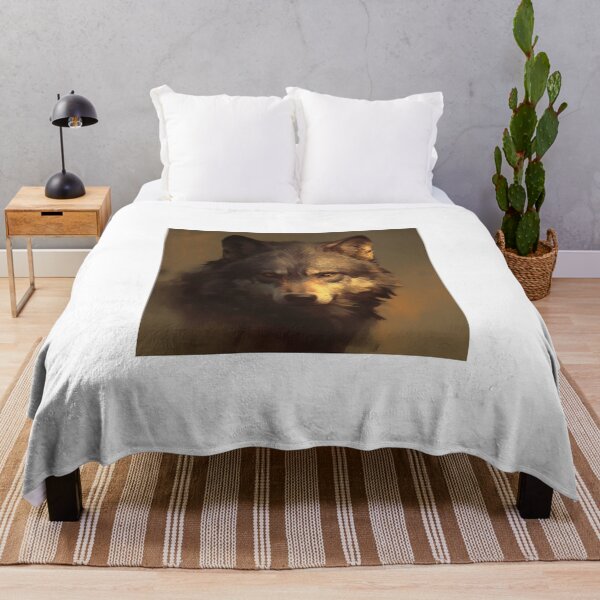 Item preview, Gray Wolf Digital Painting designed and sold by SMARTKIT DESIGNAGENCY.