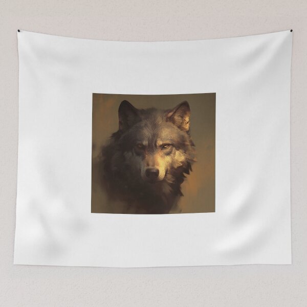 Item preview, Gray Wolf Digital Painting  designed and sold by SMARTKIT  DESIGNAGENCY.