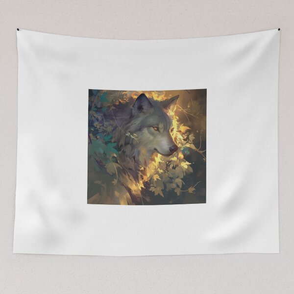 Item preview, Gray Wolf Digital Painting  designed and sold by SMARTKIT  DESIGNAGENCY.