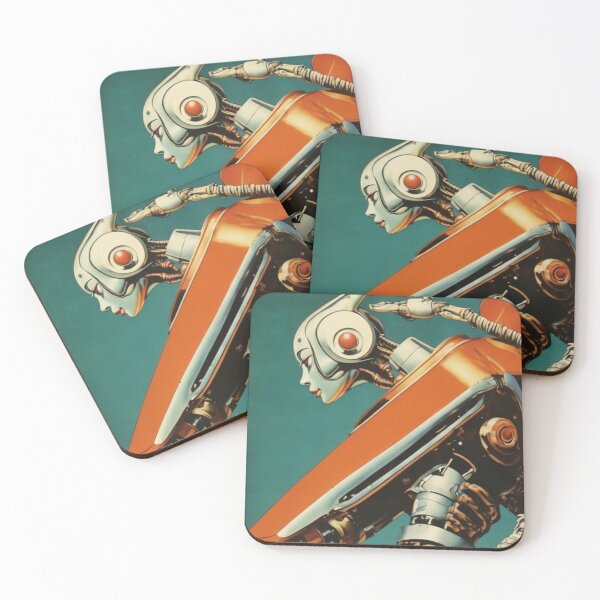 Item preview, Robot Love Art Illustrations from the 1800s | #26 designed and sold by NickWhittleArt.