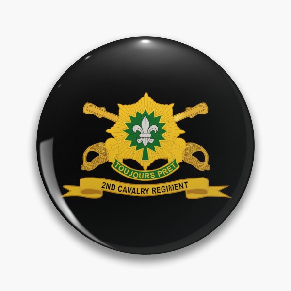 Item preview, Army - 2nd Cavalry Regiment w Br - Ribbon designed and sold by Military Insignia Products.