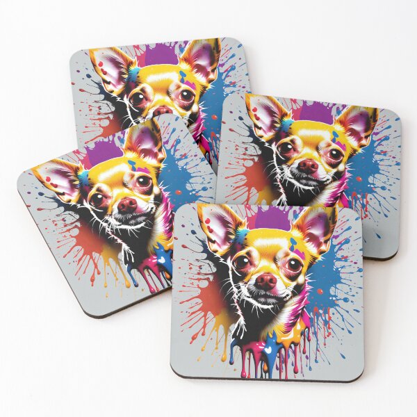 Item preview, Chihuahua Paint Splatter designed and sold by AI-Syn-Pro.