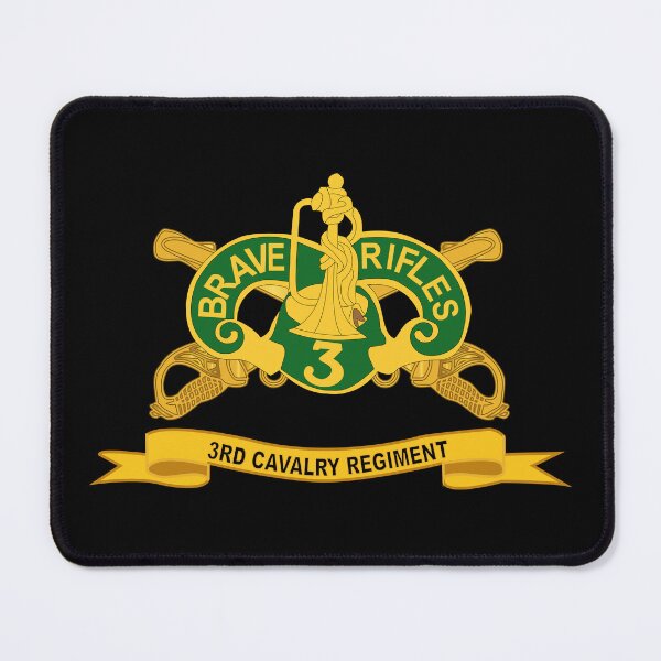 Item preview, Army - 3rd Cavalry Regiment w Br - Ribbon designed and sold by Military Insignia Products.