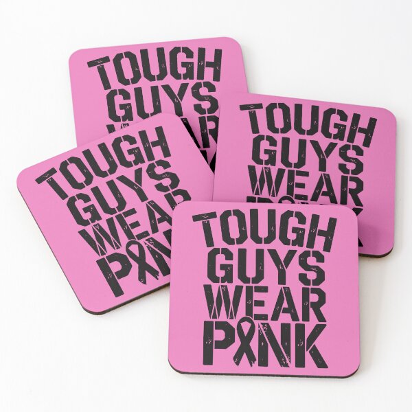 Item preview, Tough Guys Wear Pink Breast Cancer Awareness Men Boys designed and sold by clothesy7.