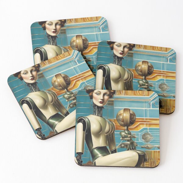Item preview, Robot Love Art Illustrations from the 1800s | #29 designed and sold by NickWhittleArt.