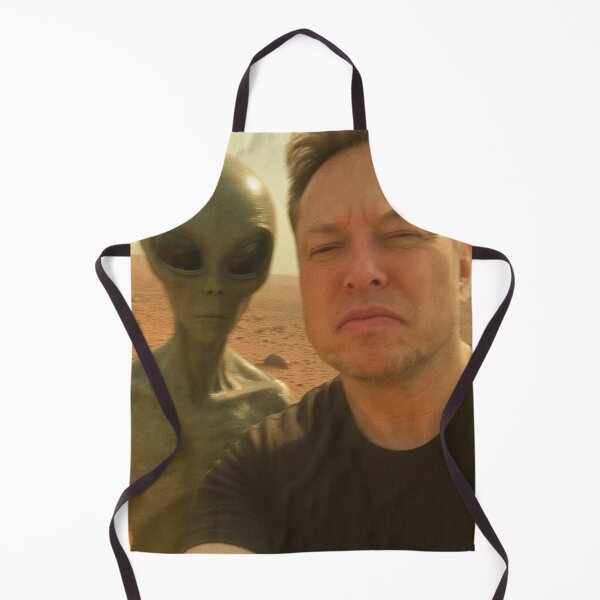 Item preview, Elon Musk on Mars with an Alien designed and sold by sarzerdesigns.