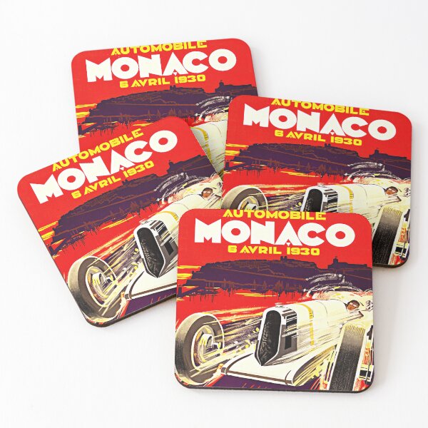Item preview, Monaco Grand Prix 1930 Vintage Racing Art – Retro Formula 1 Automobile Design Gift for Motorsport and Car Enthusiasts designed and sold by Design Atlas.