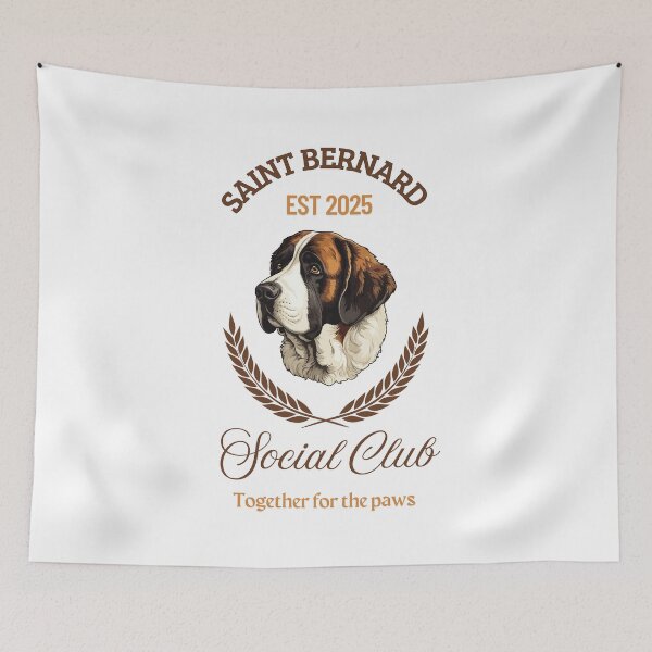 Item preview, The saint Bernard social club designed and sold by Fateh-Kro ⭐⭐⭐⭐⭐.