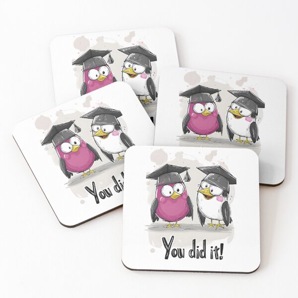Item preview, You Did It, Grad Birds! A Chirpy Graduation Celebration of Friendship & Success designed and sold by FUNqoosh.
