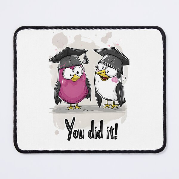 Item preview, You Did It, Grad Birds! A Chirpy Graduation Celebration of Friendship & Success designed and sold by FUNqoosh.