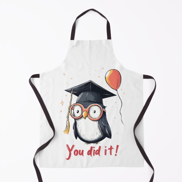 Item preview, Smarty Penguin Graduation Vibes – You Did It with Balloons, Brains & Big Glasses! designed and sold by FUNqoosh.