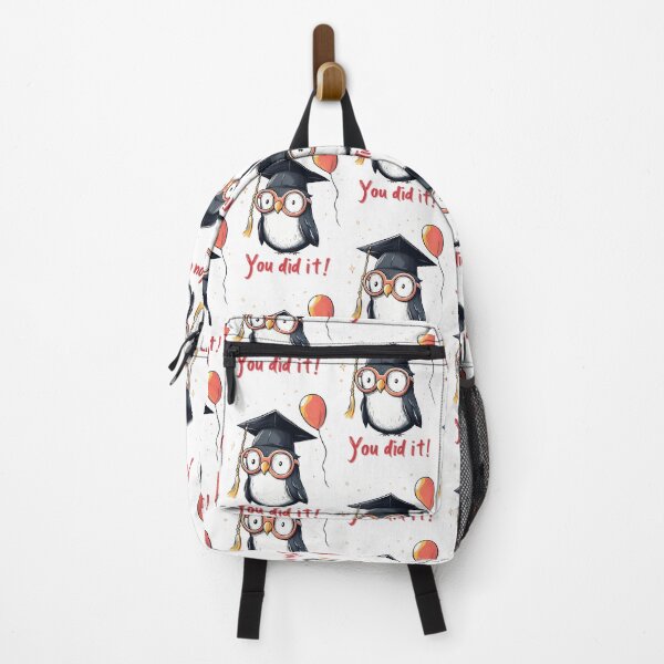 Item preview, Smarty Penguin Graduation Vibes – You Did It with Balloons, Brains & Big Glasses! designed and sold by FUNqoosh.