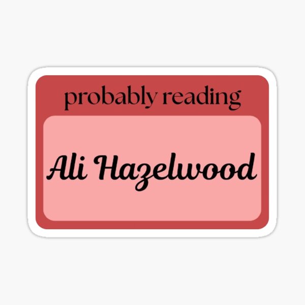 Aperçu de l'œuvre je lis probablement Ali Hazelwood créée et vendue par BeyondTheCover.