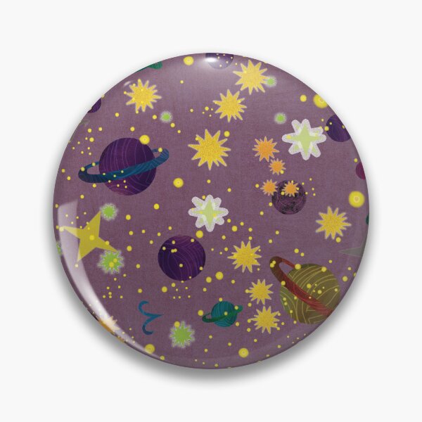 Item preview, Night sky on mulberry background designed and sold by phatlizzardart.