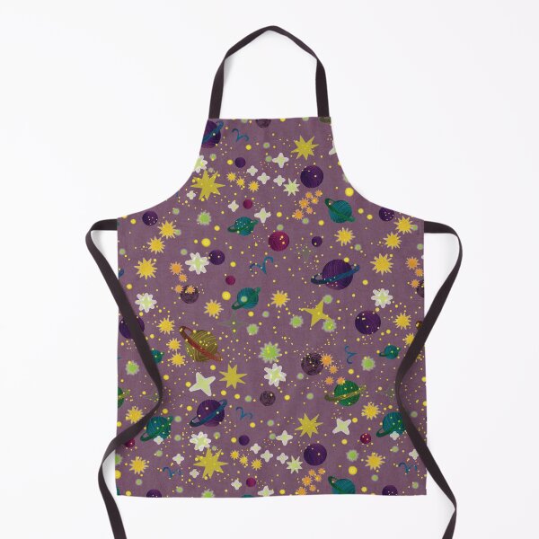 Item preview, Night sky on mulberry background designed and sold by phatlizzardart.