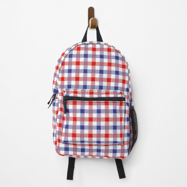 Item preview, Red White And Blue Gingham Print All Over Christmas Plaid designed and sold by Feeling Artsy.
