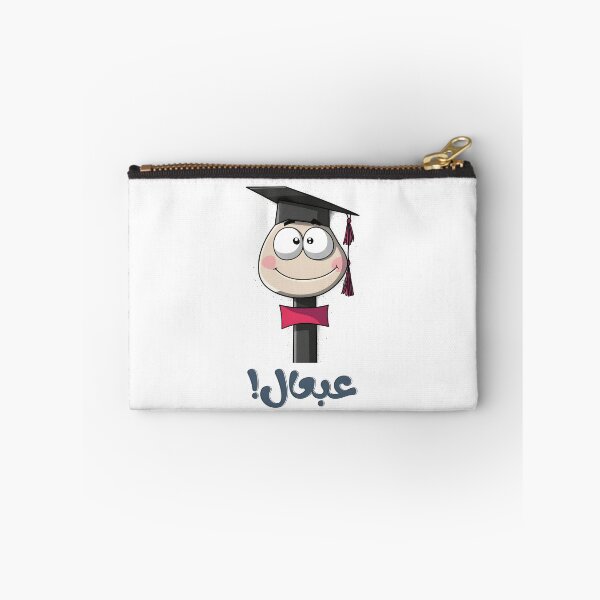 Item preview, Graduation Glow-Up – Bow Tie, Cap, and a Dash of Arabic Sarcasm for the Win- عبعال مبروك التخريج designed and sold by FUNqoosh.