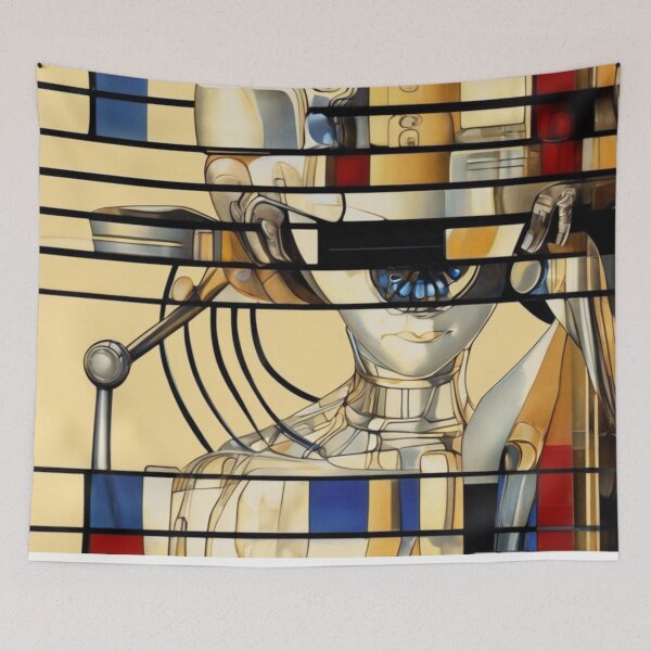 Item preview, Robot Love Art Illustrations from the 1800s | #38 designed and sold by NickWhittleArt.