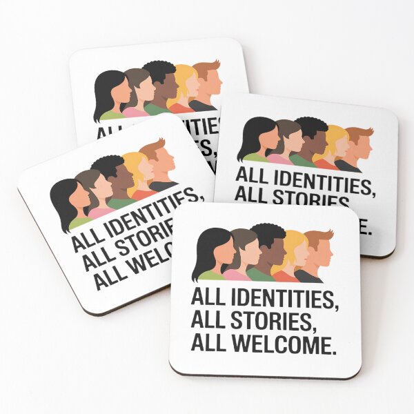 Item preview, All Identities, All Stories, All Welcome – Inclusive Pride Statement Design designed and sold by ThatBBStore.