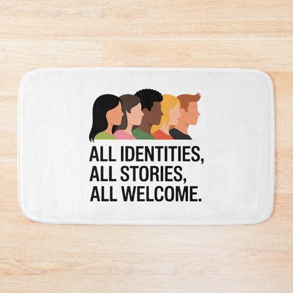 Item preview, All Identities, All Stories, All Welcome – Inclusive Pride Statement Design designed and sold by ThatBBStore.