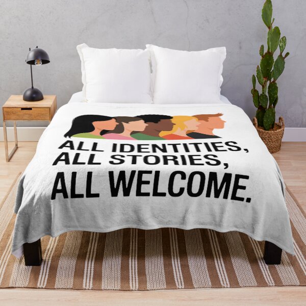 Item preview, All Identities, All Stories, All Welcome – Inclusive Pride Statement Design designed and sold by ThatBBStore.