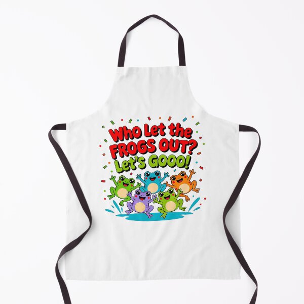 Item preview, Who Let the Frogs Out Let’s Go designed and sold by Amanda's Factory.