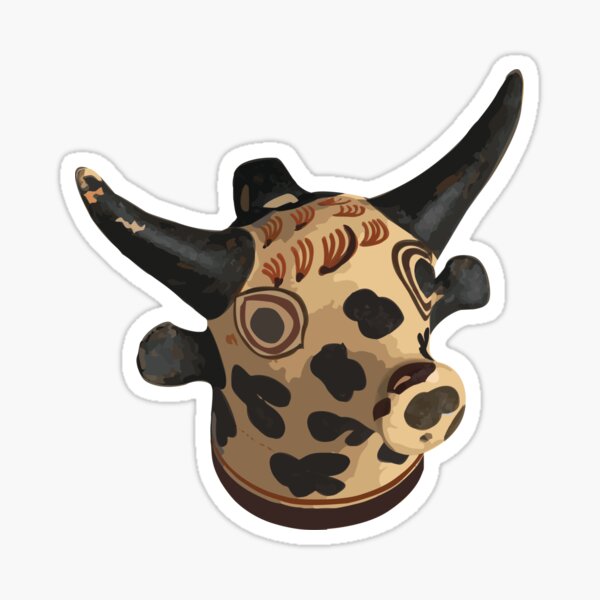 Item preview, Minoan Terracotta Bull’s Head Vase designed and sold by FeminaFacti.