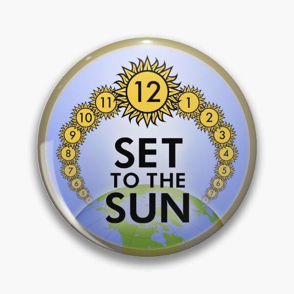 Item preview, “Set to the Sun” Earth Diagram designed and sold by Save Standard Time.