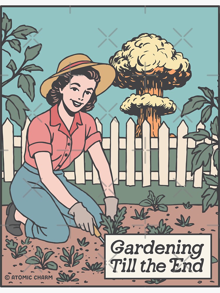 Thumbnail 3 of 3, Magnet, Gardening Till the End - Color designed and sold by Atomic-Charm.