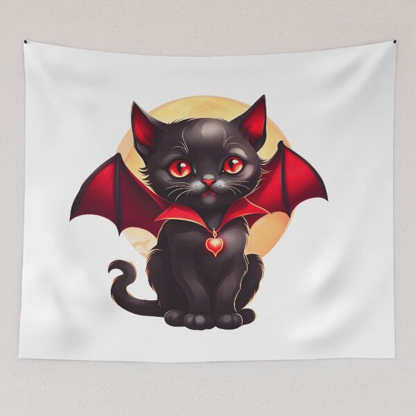Item preview, Vampire cat. designed and sold by NextDoorToMe.