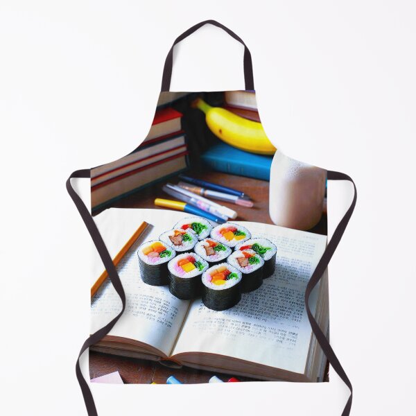 Item preview, Gimbap and Banana Milk: A Student's Snack Amidst Study Chaos designed and sold by Fantabulous.
