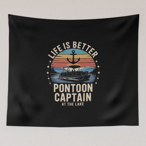 Item preview, Life is Better on a Pontoon Boat at the Lake designed and sold by love3617.